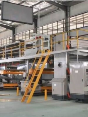 3/5/7 Ply High Speed Corrugated Cardboard Production Line